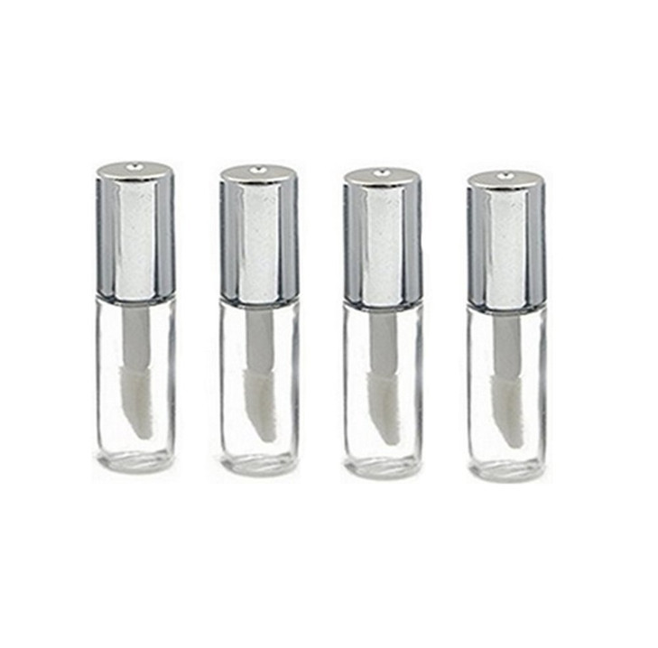12PCS 1.2ML Mini Plastic Empty Lip Gloss Tube DIY Makeup Lip Balm Container Tubes