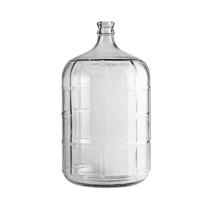 FastRack 3 Gallon Glass Carboy | Clear Fermenter for Wine & Beer | Italian Glass Carboy for Home Brewing, Fermentation Jar & Storage | Durable Wine C