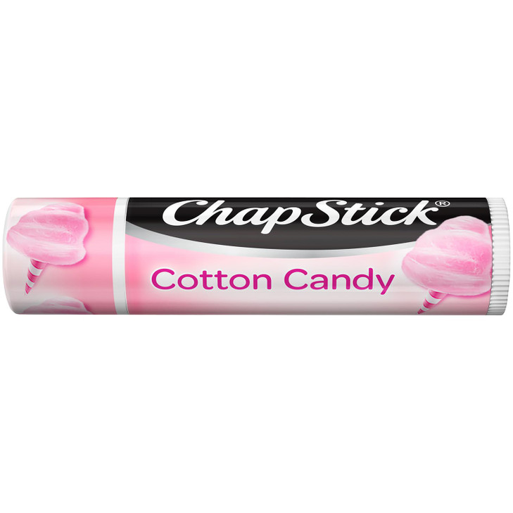 ChapStick Lip Balm, Cotton Candy  Fun & Yummy Moisturizing Lip Care for Dry, Cracked Lips, 0.15 Oz Ea