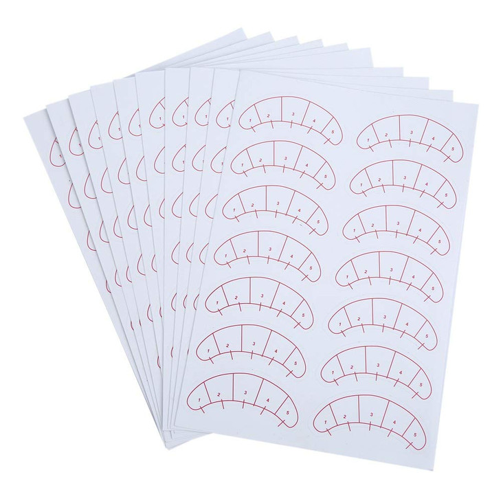 140PCS Under Eye Pads, Eyelash Extension Patches, Eyelash Pads Eyelashes Extension Adhesive Sticker Eye Lash Isolation Positioning Pads Patches Tool