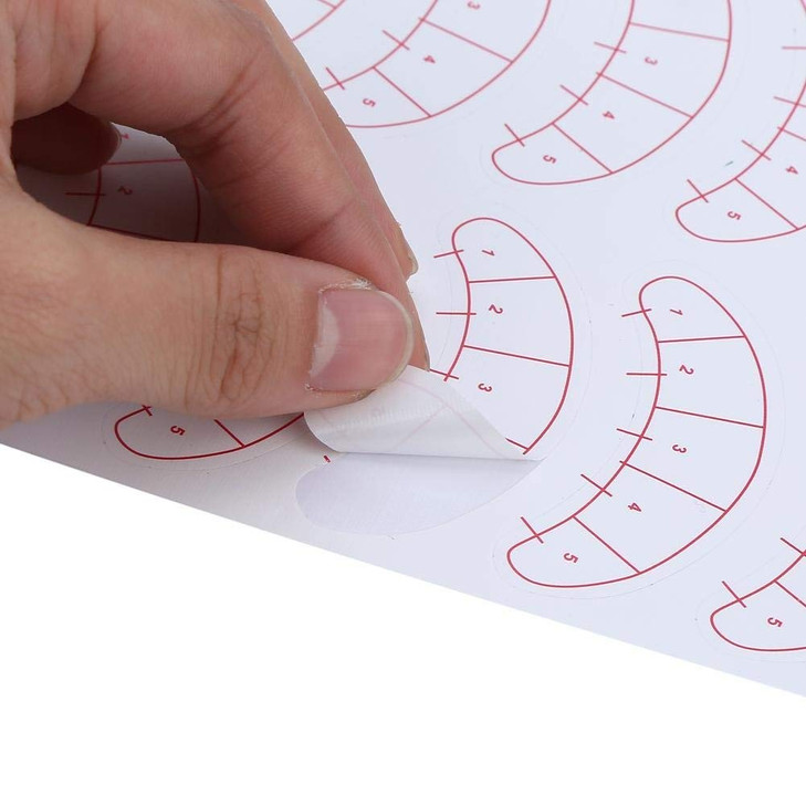 140PCS Under Eye Pads, Eyelash Extension Patches, Eyelash Pads Eyelashes Extension Adhesive Sticker Eye Lash Isolation Positioning Pads Patches Tool