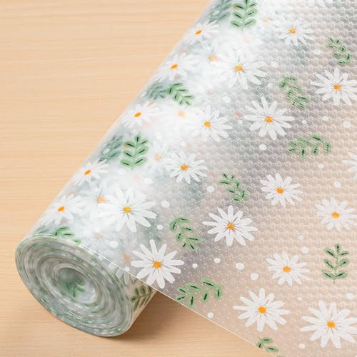 Cooyes Shelf Liner  Premium Non-Adhesive Cabinet & Drawer Liner for Kitchen  Waterproof Shelf Paper with Modern Pattern  Durable EVA Cabinet Mat 