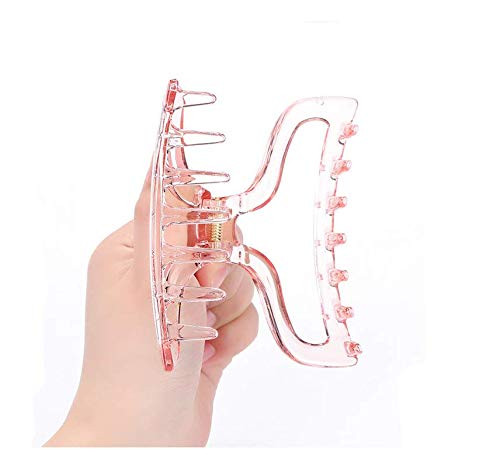 3Pcs Acrylic Hair Clips Hollow Hair Claw Clips Non Slip Simple Vintage Hair Clamps Barrette Hair Sectioning Styling Accessories for Fine Thin and Thi