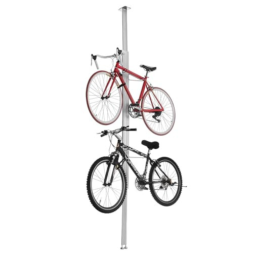 RAD Cycle Aluminum Bike Stand Bicycle Rack Storage or Display Holds Two Bicycles