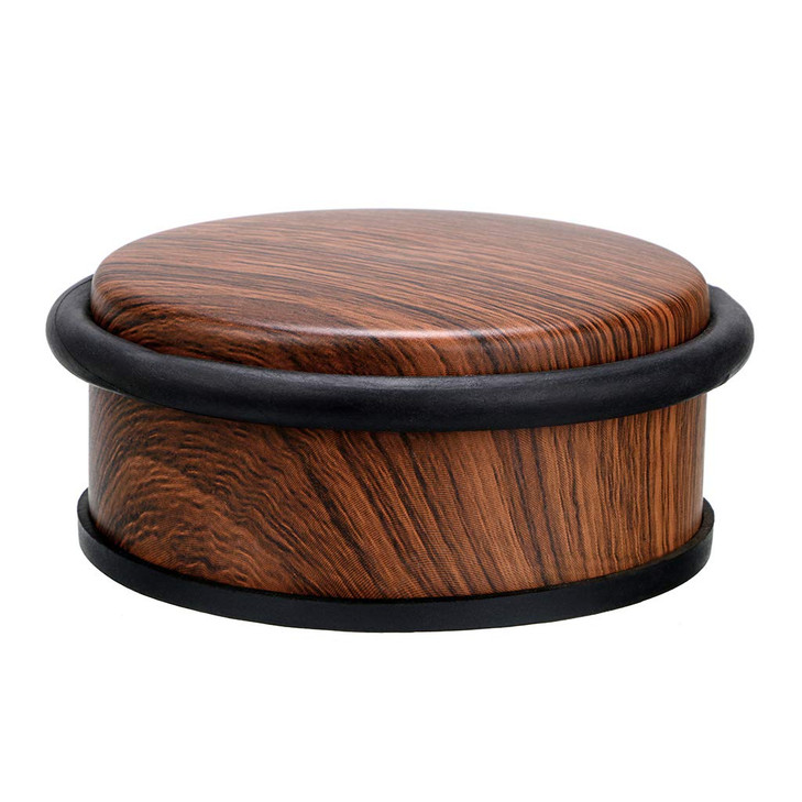 Sumnacon Heavy Duty No Drill Floor Door Stopper - Durability Stainless Steel Door Stops with Anti-Skid Rubber, Contemporary Decorative Door Wedge for