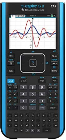 Texas Instrument Nspire CX II CAS Student Software Graphing Calculator