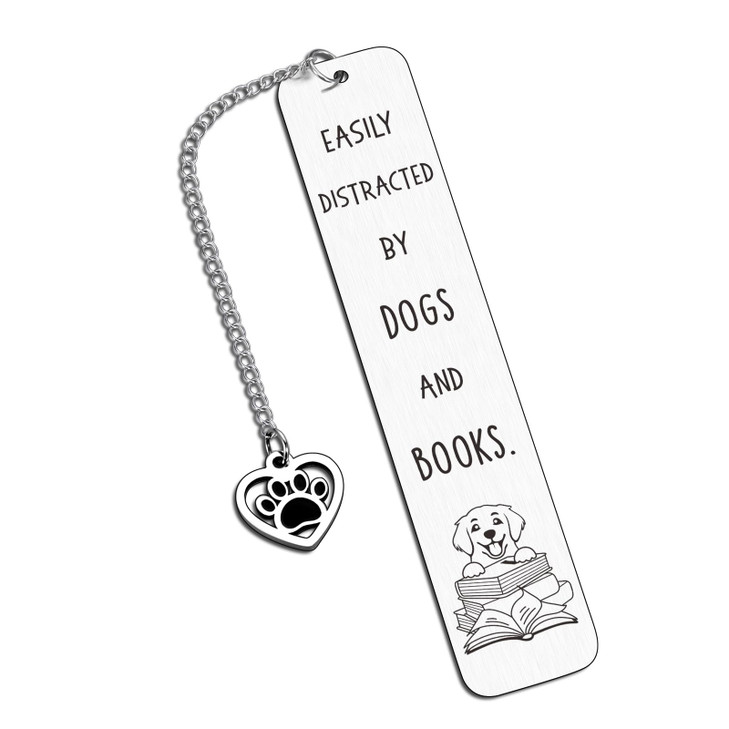 Dog Book Mark for Reading Women Men, Christmas Dog Lovers Gifts for Dogs Dad Mom Christmas Gifts Dogs Themed Gifts Golden Retriever Gifts Dachshund G