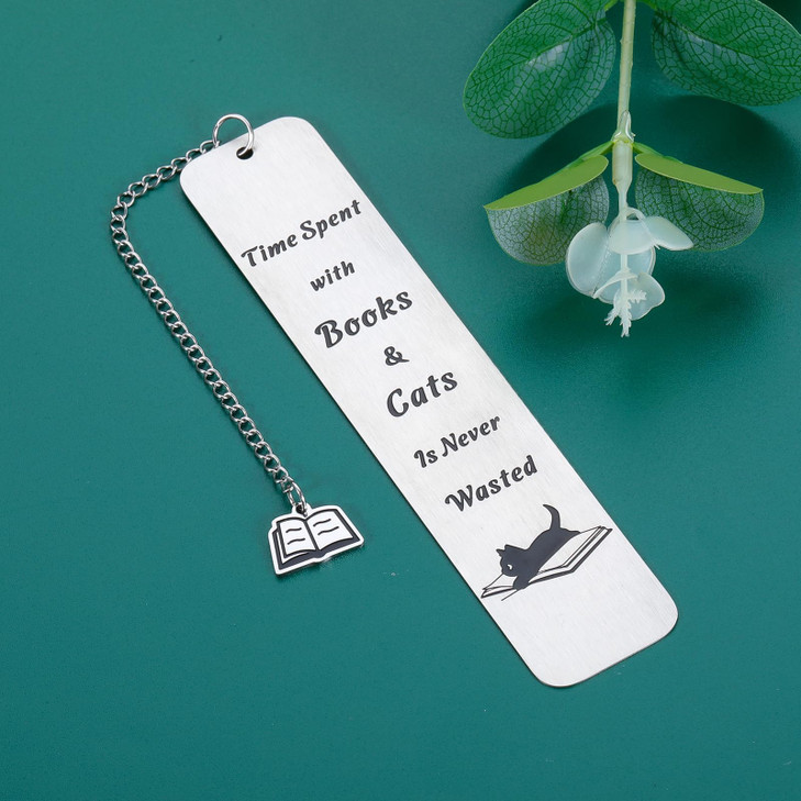 Cat Gifts for Cat Lovers Valentines Gifts for Him Her Girlfriend Cat Bookmarks for Teen Girls Boys Galentines Day Gift for College Girls Friendship G