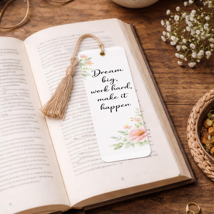 Printable Bookmarks - Blank Bookmark Printing Paper for Inkjet & Laser Printers - 2" x 6" Perforated Bookmarks 5 per Page - 25 Sheets / 125 Book Mark