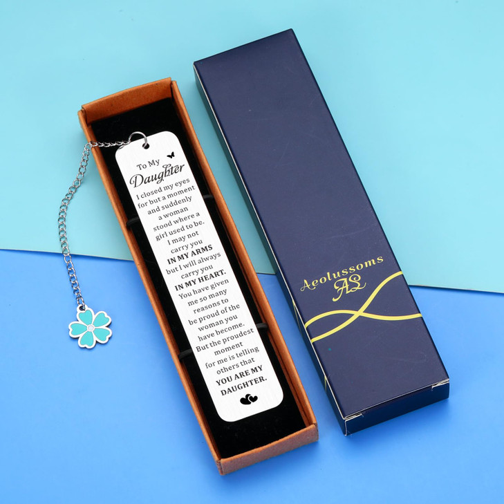 Birthday Gifts for Daughter Bookmark Book Lovers Valentines Day Gifts for Her Teen Girl Trendy Stuff Cool Stuff Mother to Daughter Gift College Girls