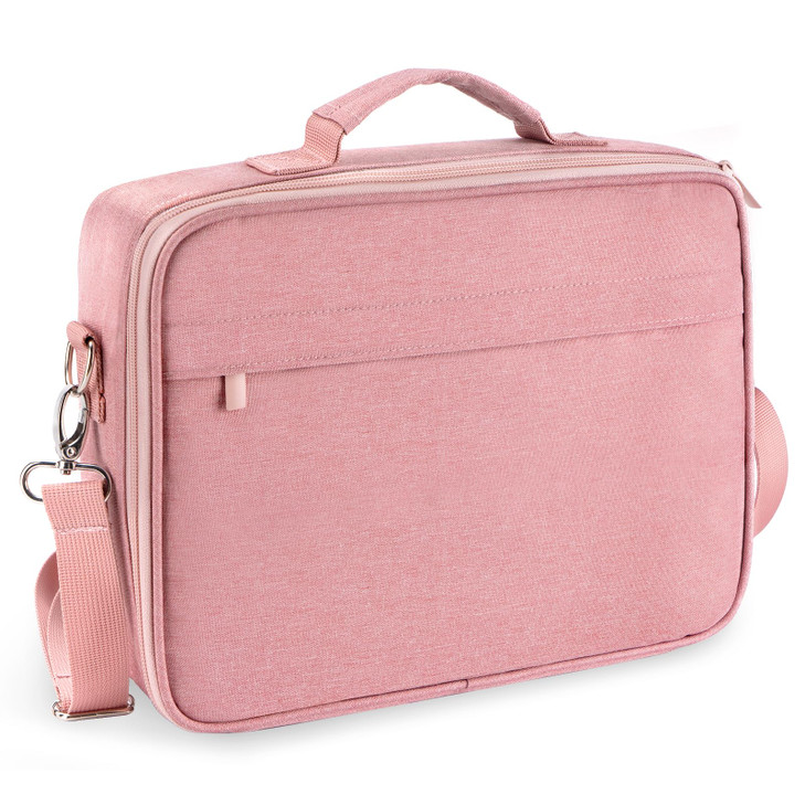 WEMATE Large Capacity Bible Cover Case, Waterproof Study Supplies Tote Bag with Double-Layer Handle & Shoulder Strap, Bag for Women, Girls, Teens, an