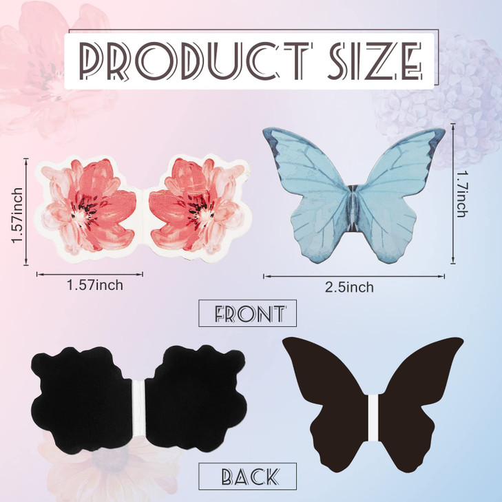 Faccito 24 Pieces Butterfly Magnetic Bookmarks Cute Magnet Page Foldable Page Markers Flower Butterfly Bookmarks Clip for Women Students Book Lovers