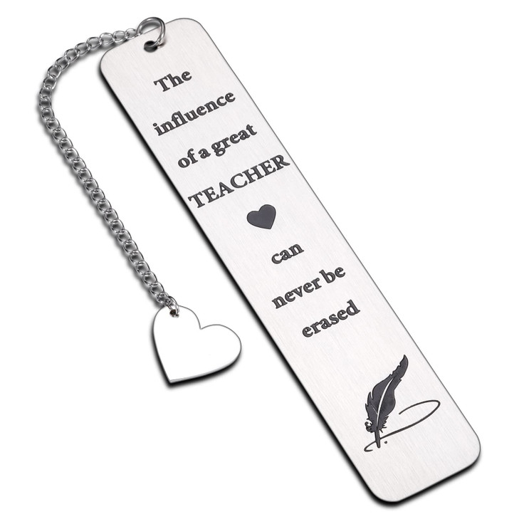 Christmas Xmas Gift for Teacher, Teacher Thanksgiving Gifts Bookmark for Women Men, Teachers School Supplies, Birthday Gift for Female Male Tutor Pro