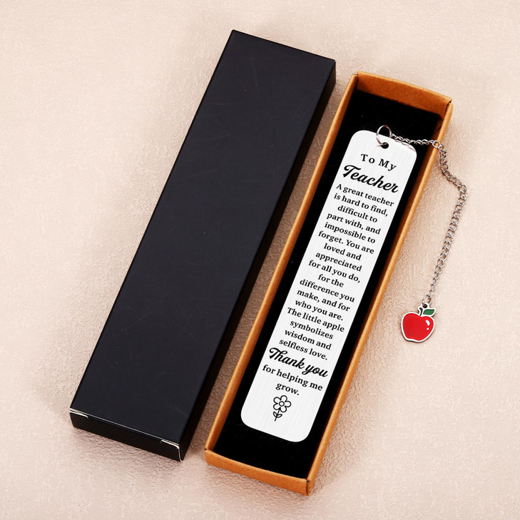 Christmas Teacher Bookmark Gifts, Stocking Stuffers Teacher Thank You Gifts, Teachers Retirement Appreciation Gift for Women Men,Thank You for Being