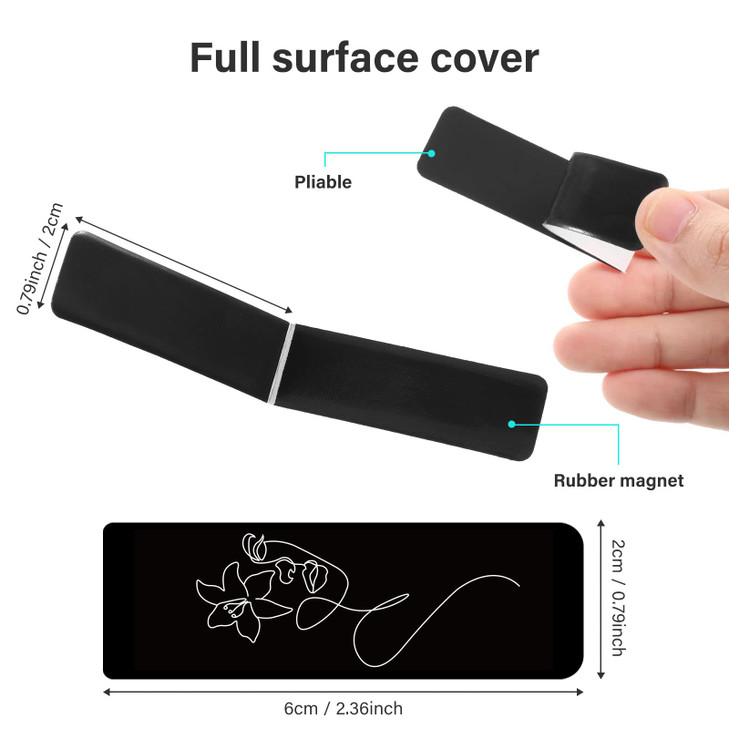 Outus 24 Pieces Magnetic Bookmarks Minimalist Line Abstract Art Magnet Book Mark Christmas Party Gift Supplies Markers Page Female Face Aesthetic Rea