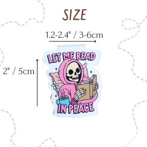 YJ PREMIUMS 9PC Funny Magnetic Bookmarks | Fun Cute Magnet Book Marks Reading Lost Hot Girls Read Books You were Right Here for Women Work Adults Tra