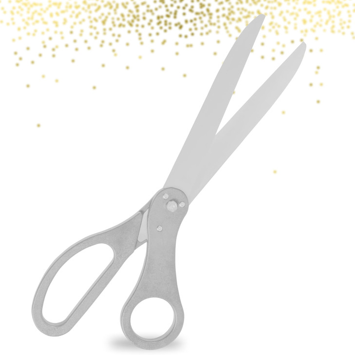 25" Giant Ribbon Cutting Scissors  Extra Large Grand Opening Ribbon Cutting Ceremony Scissors Heavy Duty Metal Construction for Grand Openings Inaug