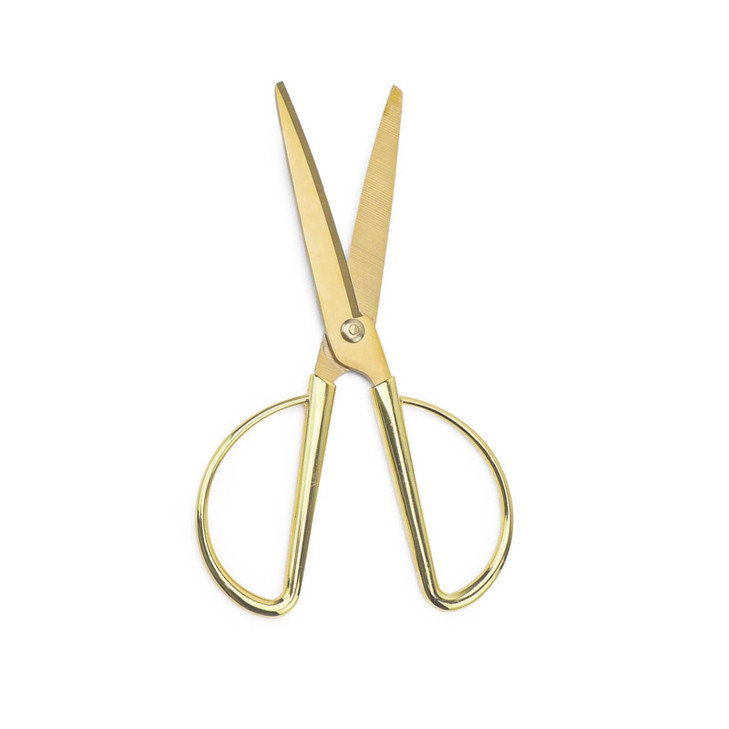 AxeWoodz 6.5" Gold Scissors Dressmaker Sewing Scissors Metal Tailor Fabric Shears Sharp All Purpose Scissor (6.5 Gold)