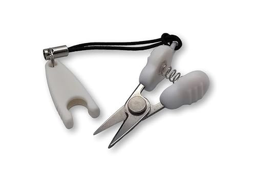 generic Ultra Tiny Travel Scissors, Sharp Stainless Steel Blade, TSA-Compliant Keychain Scissors, Spring Loaded Blunt Tips