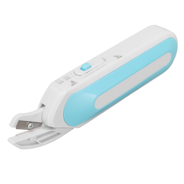 Electric Scissors, Cordless Scissors Portable, Electric Cutter with Craft Scissors Ergonomic Handle, Metal Blade for Cut Through Leather, Felt, Paper