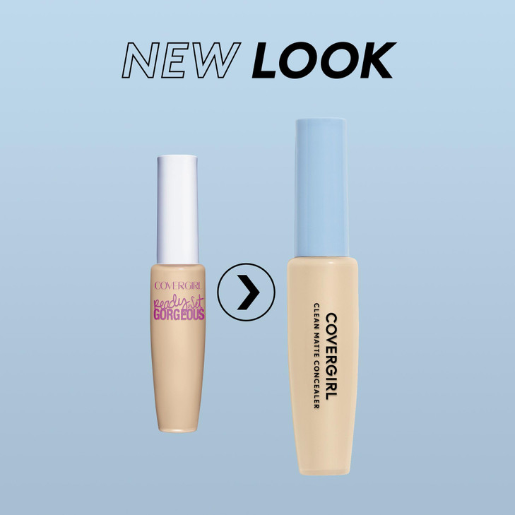 COVERGIRL - Clean Matte Concealer, Oil-Free, Lightweight Formula, Blendable, Natural-Looking Coverage, 100% Cruelty-Free