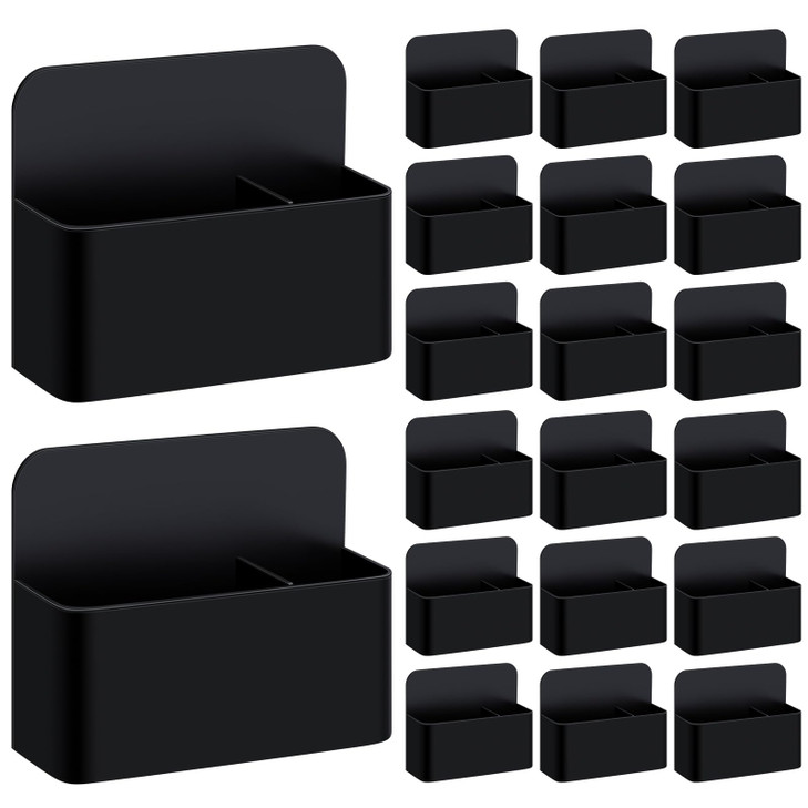 Colarr 20 Pack Magnetic Dry Erase Marker Holder Bulk Whiteboard Magnetic Marker Holder Pen Pencil Organizer for Classroom Whiteboard Refrigerator Loc