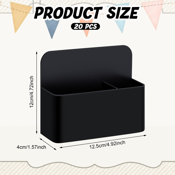 Colarr 20 Pack Magnetic Dry Erase Marker Holder Bulk Whiteboard Magnetic Marker Holder Pen Pencil Organizer for Classroom Whiteboard Refrigerator Loc