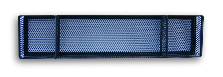 Jot Black Wire Mesh Desk Organizer - 12 x 2.75 x 1.4 Inches