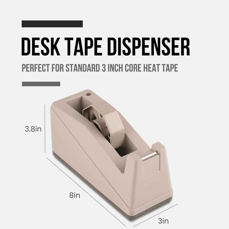 Lichamp 2-Pack Desktop Tape Dispenser Holder with 3-Inch Core - Organizer for Masking, Painters& Heat Transfer Tapes - Office & Craft Supplies Access