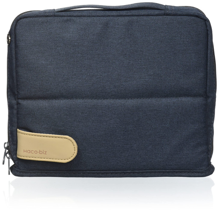 KOKUYO Pencil Case Pouch, Haco-Biz Standing Pen Pouch Bag, Foldable Stand up Pencil Holder Organizer, Large Capacity Portable Pencil Box for School S