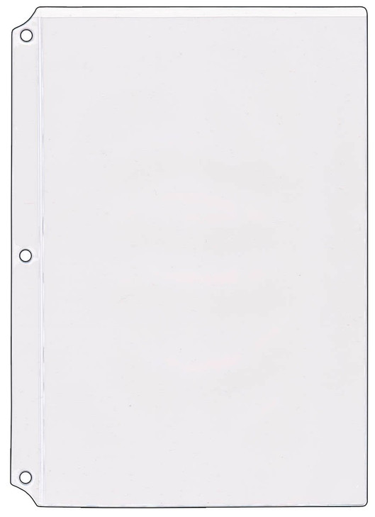 StoreSMART - Plastic Sheet Protectors 25-Pack - 6 1/8" x 9 ¼" - Open Short Side - RPT577-25