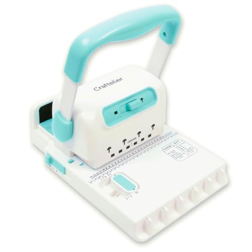 Craftelier - Spiral Binding Machine | Binder Machine for Book Binding | Compatible with 2:1 Spiral Coils and Classic Rings up to 1" | Compact Coil &