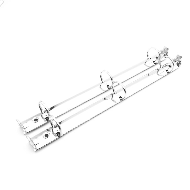 Shuokecrafts 2Pcs Metal Standard Letter Size 3-Ring Binder Mechanism with Booster ?3 O Rings,1 inch=25mm Capacity,20mm Base Width,Loose Leaf Binding
