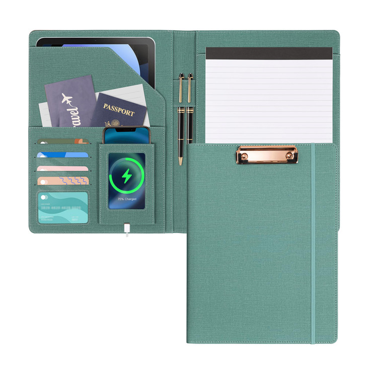 Portfolio for Men Business Portfolios Organizer Clipboards with Storage Exquisite Resume Portfolio Folder