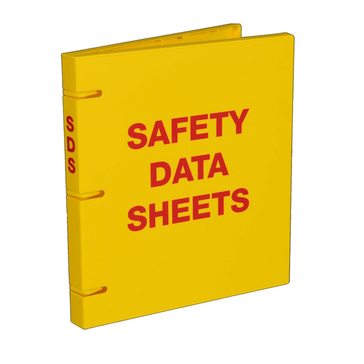 UniKeep Safety Data Sheets (SDS) Binder - 1.0 Inch Ring Capacity - 3 Poly Rings (1)