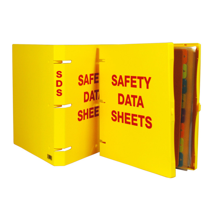 UniKeep Safety Data Sheets (SDS) Binder - 1.0 Inch Ring Capacity - 3 Poly Rings (1)