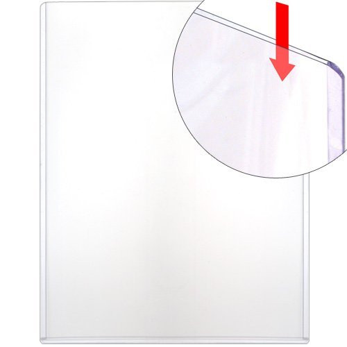 StoreSMART - Rigid Autograph Photo Print Protectors 3-Pack - 8 1/2" x 11" - Menu Top Loaders - HPP812X11-3