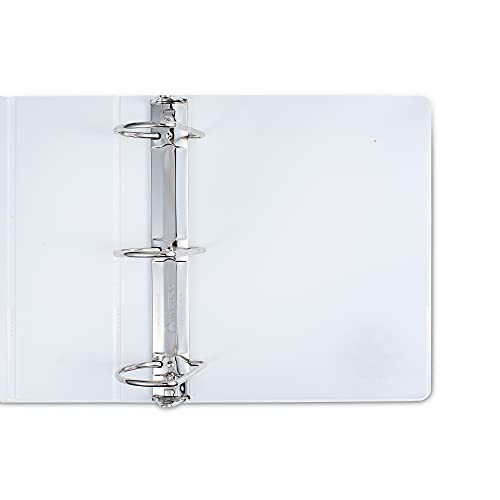 3 Ring Binder, Heavy Duty D Ring Binders, 4 Inch Binder, Extra Large Wide Clear View Binder, for 8.5 x 11 Inch Letter Sized Sheets - Presentation Fol