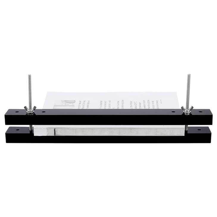 BENECREAT Acrylic Book Binding Press Machine Findings, 15x1.5Inch Black Flat Paper Press Machine Acrylic Form Factor Padding Press for Home, School,
