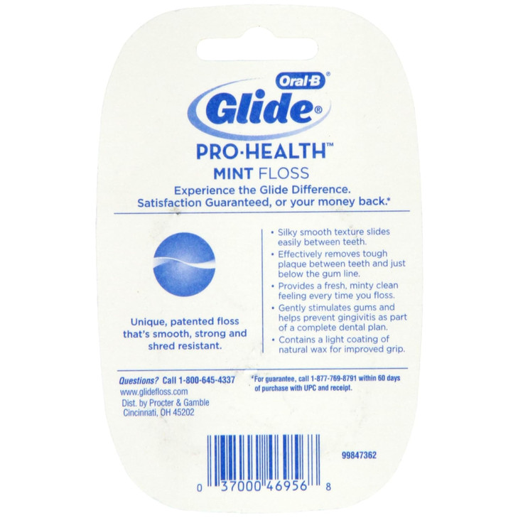 Oral-B Glide Floss, Mint , 54.6 Yard