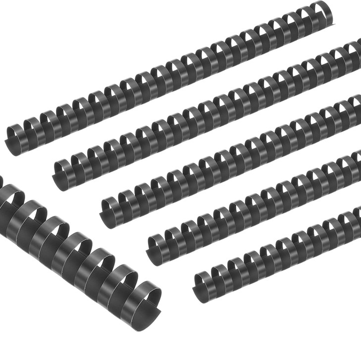 PATIKIL 22mm (7/8") Plastic Binding Combs, 50 Pcs 21 Rings Comb Binding Spines 190 Sheet Capacity Letter Size for Binding Paper Sheets Notebook Calen