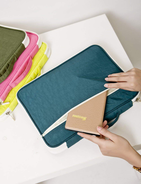 mygreen Universal Travel Gear Organizer/Electronics Accessories Bag/Document File Bag (Large/Slim, Black)