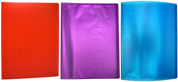 Set of 3 Presentation Books! 3 Assorted Colors - Page Protectors - 9.25"x12.2" - Professional Presentation Books Perfect for Resumes, Presentations,