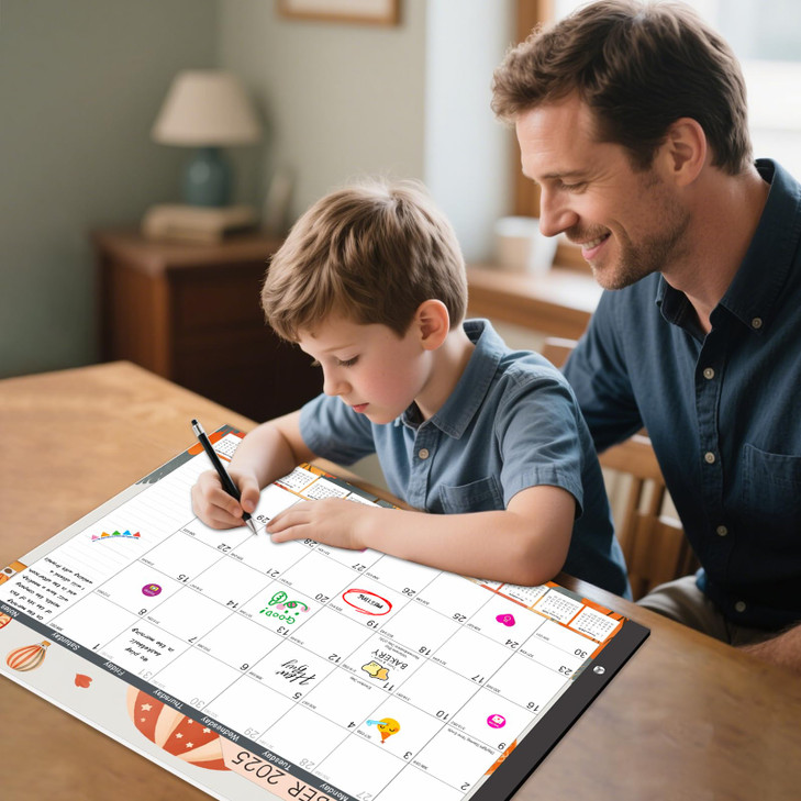 Gannyfer Desk Calendar 2026, 18-Month Large Desk Calendar, Use from January 2026 to June 2027, 22" x 17" Desktop Pad Calendar, Perfect for Your Home,