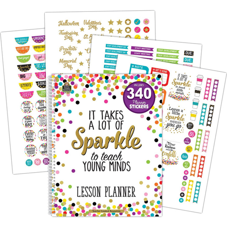 Teacher Created Resources Confetti Lesson Planner (TCR2152)