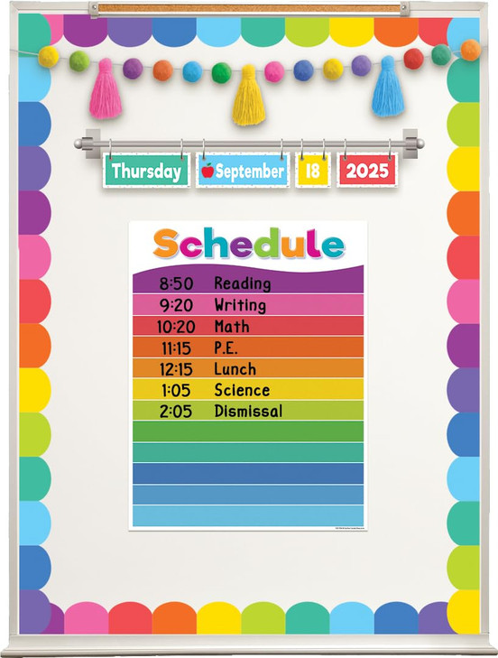 Teacher Created Resources Colorful Flip Calendar