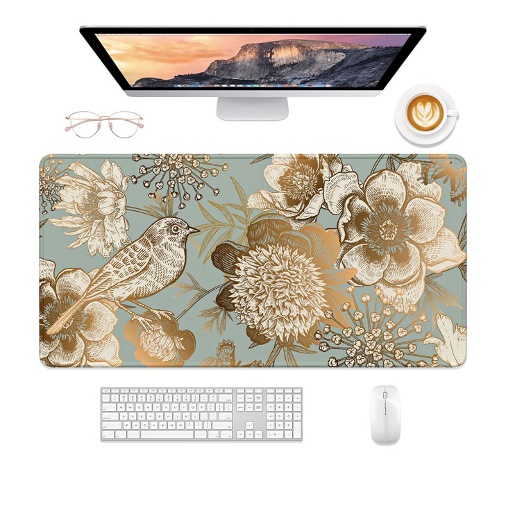 Desk Mat, 32" x 16" XXL Extended Large Gaming Mouse Pad, Desktop Decor Desk Pad, Cute Men Women Office Supplies and Accessories, XL Mouse Mat for Lap