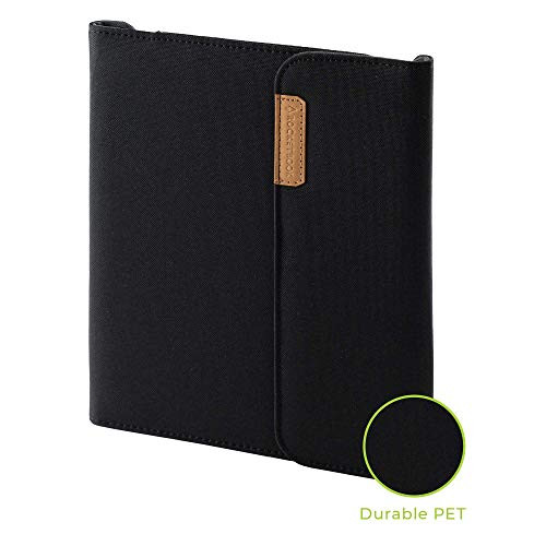 Rocketbook Flip Cover, All-in-One Case and Organizer Flip Notebook, On the Go, Executive Size 6x8.8, Black