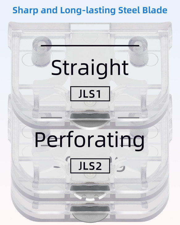 Firbon 3Pcs Refill Blades for 3-in-1 Paper Cutter, Spring-Loaded Straight Cut, Scoring & Perforating Replacement Blade for Paper Trimmer