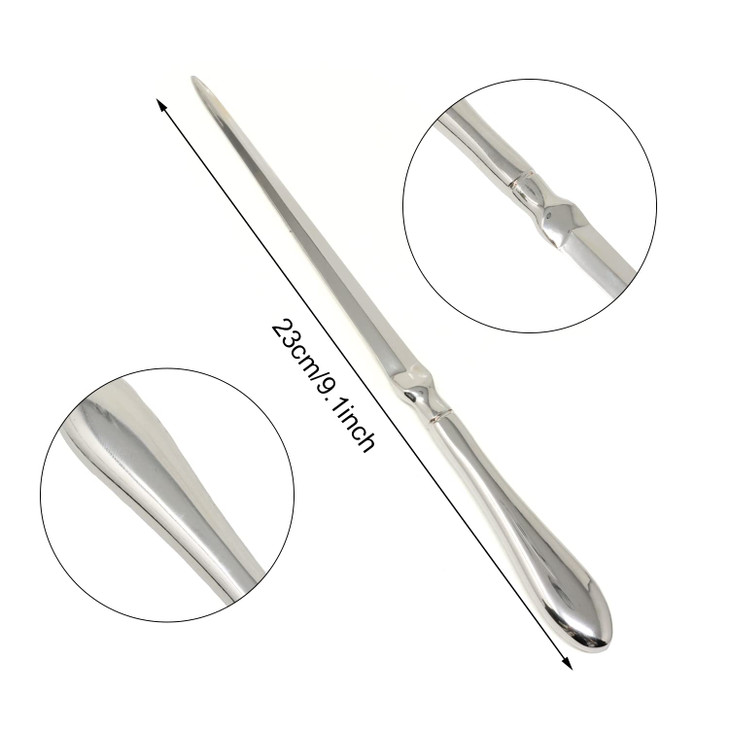 Honbay 1PCS Letter Opener Knife Letter Opening Tool Stainless Steel Envelope Slitter Metal Envelope Opener Sword Envelope Open Tool Mail Opener for S